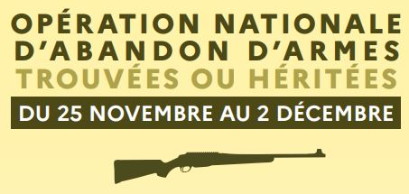 Opération nationale d’abandon d’armes